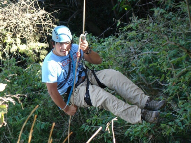 Rapeleando en la naturaleza